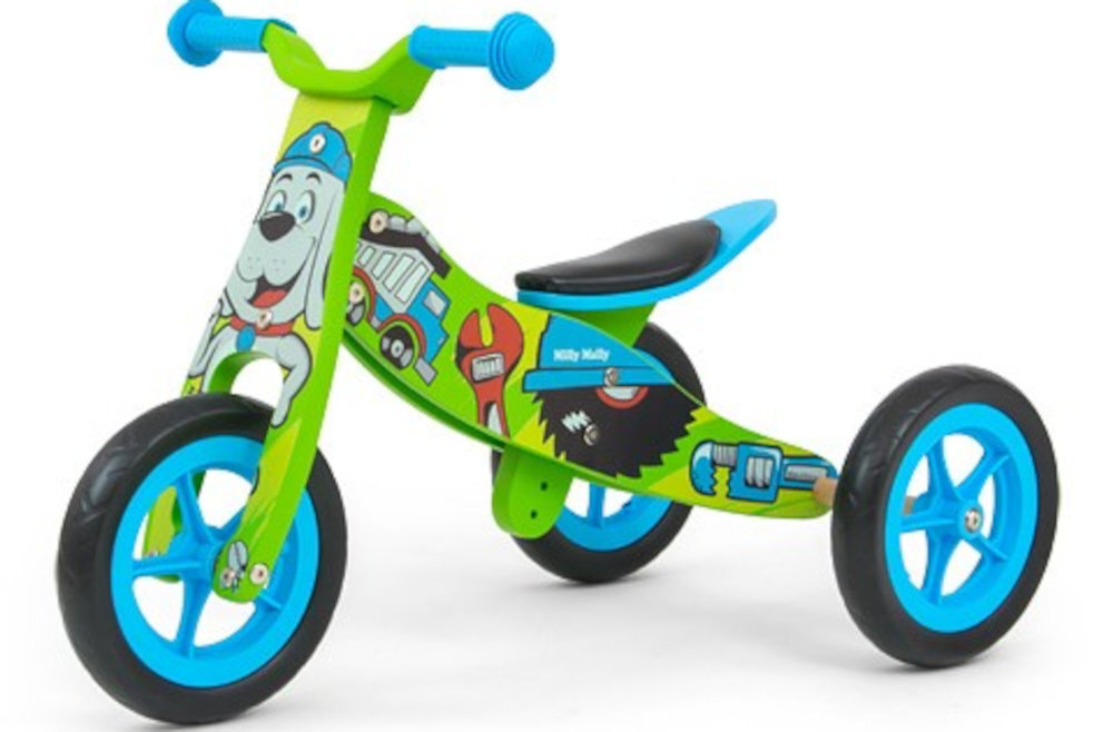 Rowerek biegowy MILLY MALLY Look 2w1 uczy cwiczy i bawi