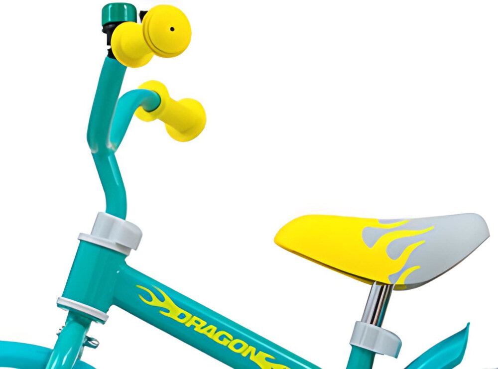 Rowerek biegowy MILLY MALLY Dragon Miętowy niezwykle oryginalny lekka konstrukcja na śrubach osłon wysokiej jakości wykonania