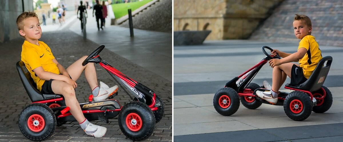 Gokart na pedały MILLY MALLY Thor Sportowy design