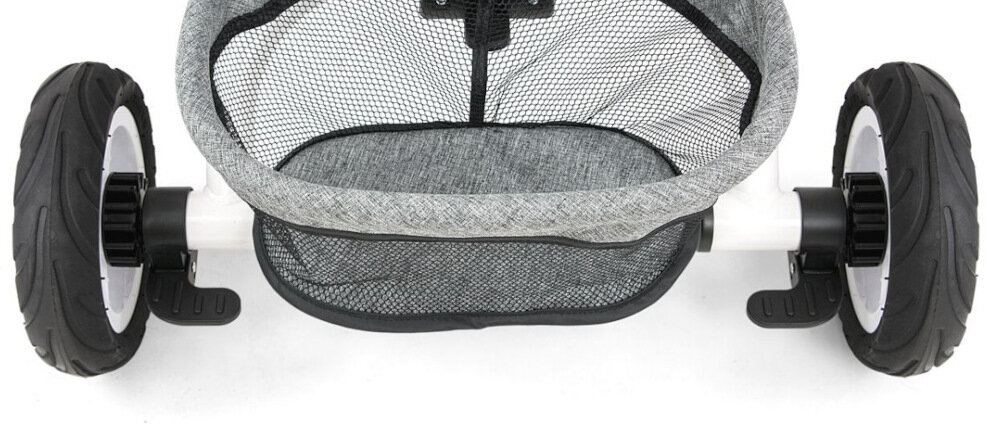 Trójkołowiec MILLY MALLY Stanley Różowy hamulec tylnych kół przednie koło osłonka