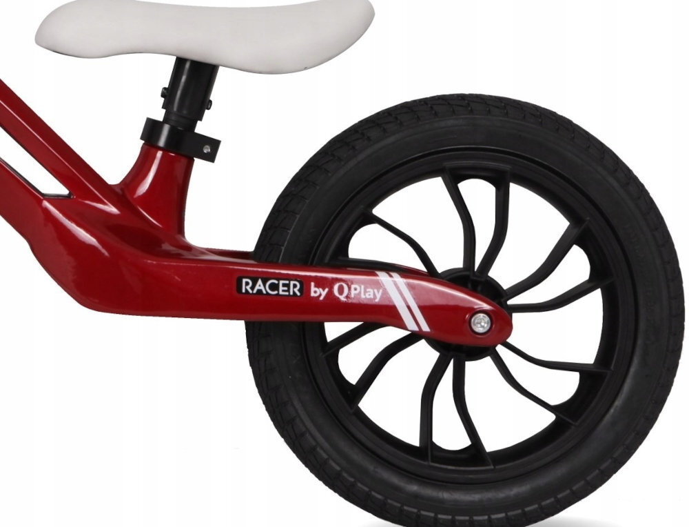 Rowerek biegowy QPLAY wygodne siodelko wydajne opony z bieznikiem