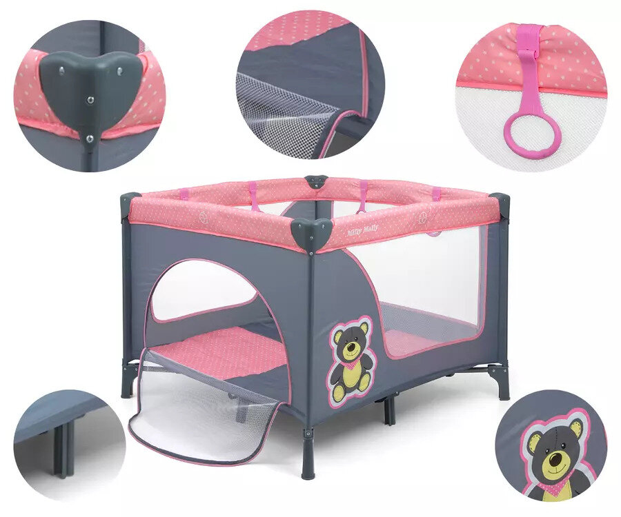 Łóżeczko MILLY MALLY Fun wymiary kompaktowość