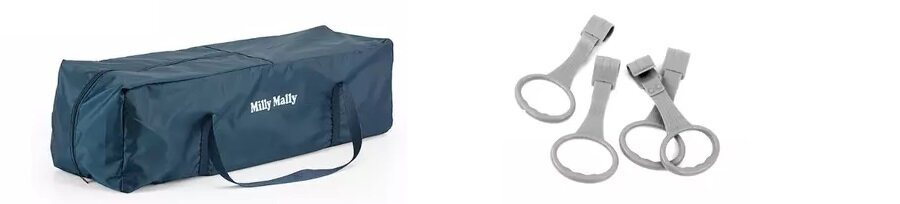 Łóżeczko MILLY MALLY Fun wygoda kieszeń siatka