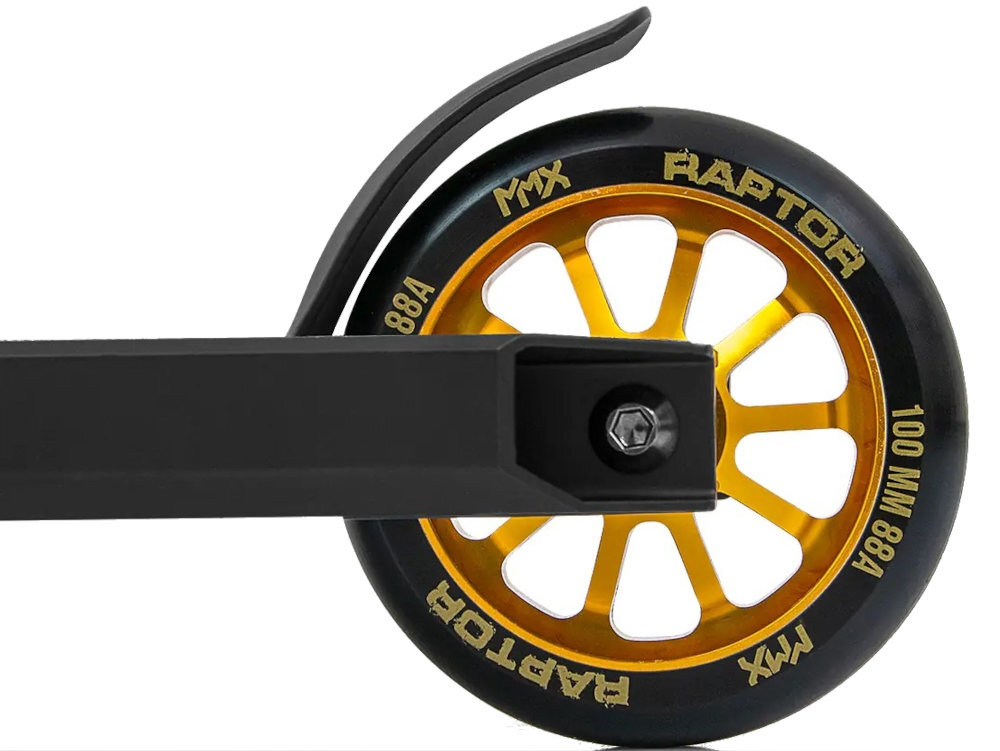 Hulajnoga wyczynowa MMX Raptor istotny jest hamulec