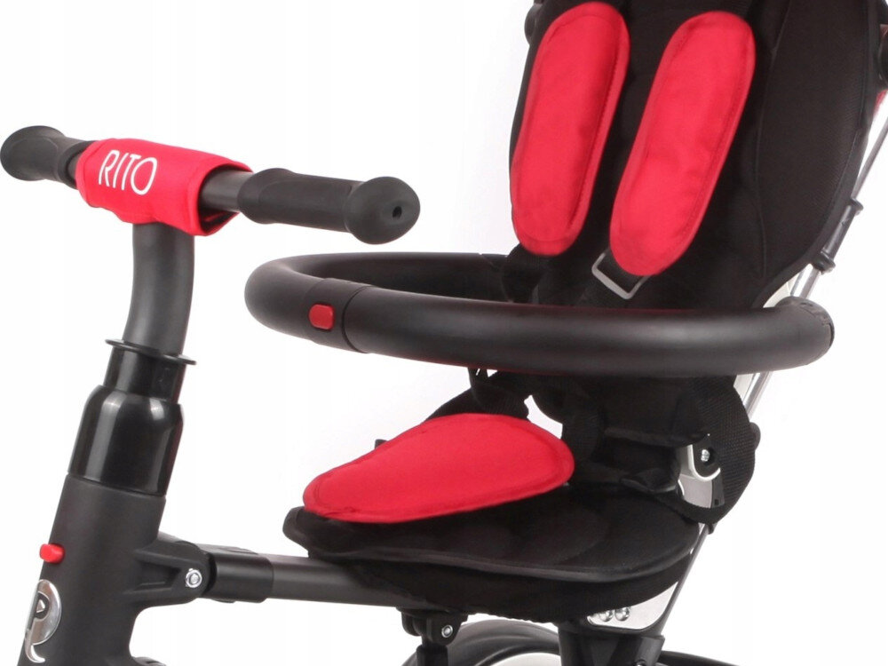 Trojkołowiec QPLAY Rito barierka podnozki pasy