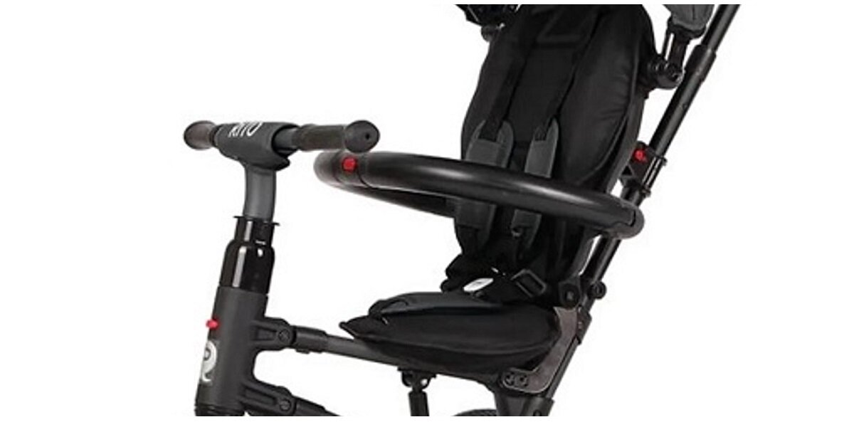 Trojkołowiec QPLAY Rito barierka podnozki pasy