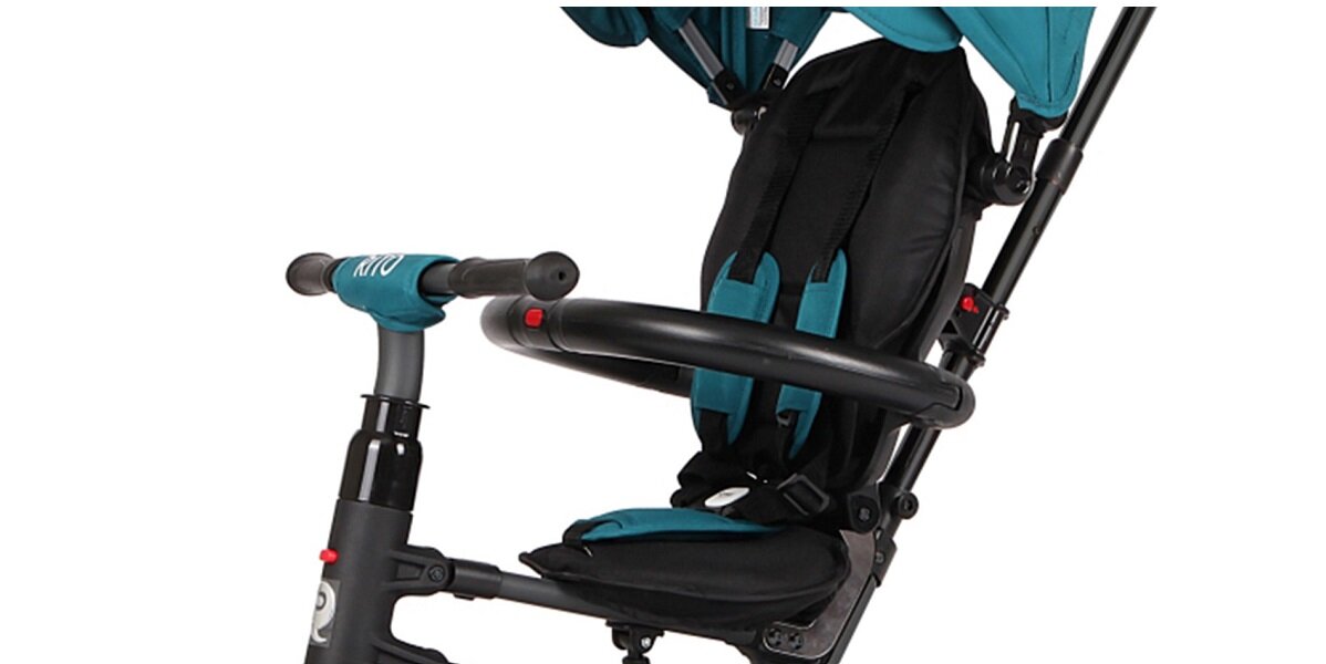 Trojkołowiec QPLAY Rito barierka podnozki pasy