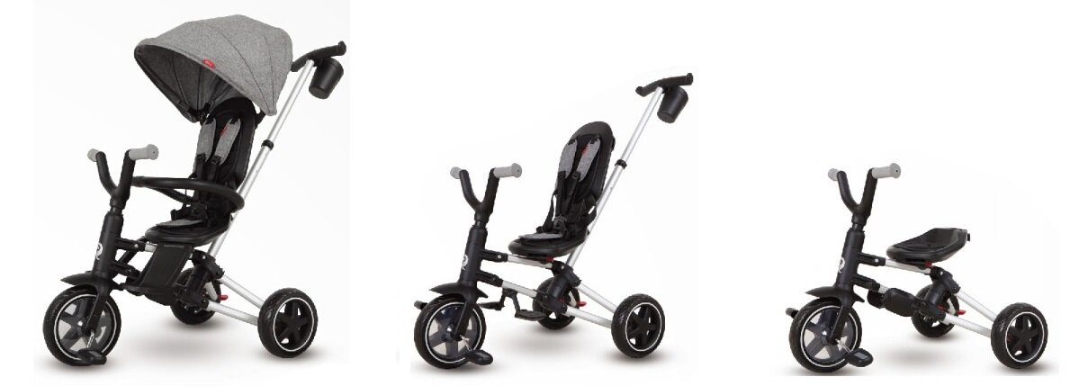 Trójkołowiec QPLAY Nova Eva Dla małych, jak i większych dzieci