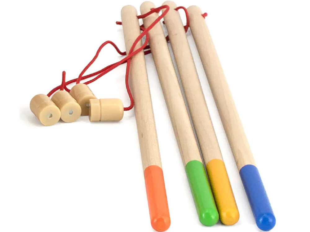 Gra zręcznościowa VIGA Łowimy rybki 44546FSC zasady gry kolory wędki rybki