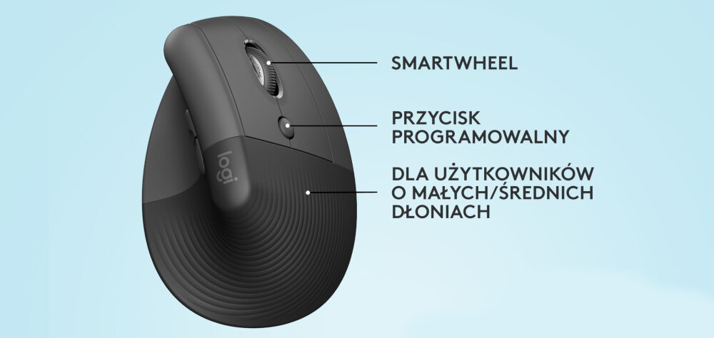 LOGITECH Lift прокручувальна миша