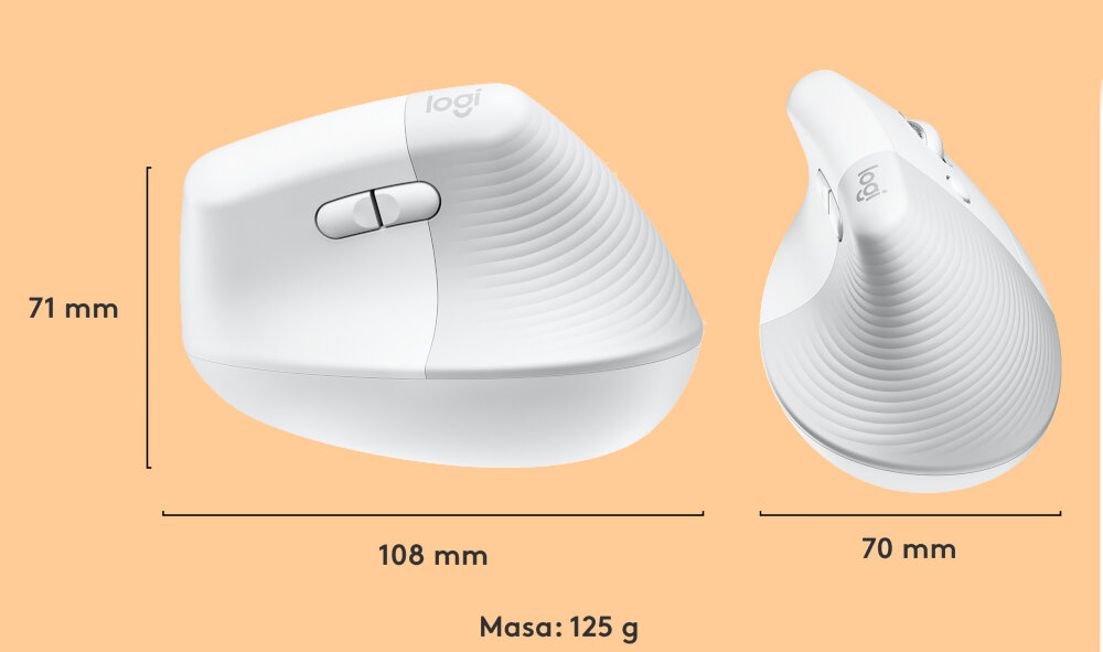 Mysz LOGITECH Lift recykling