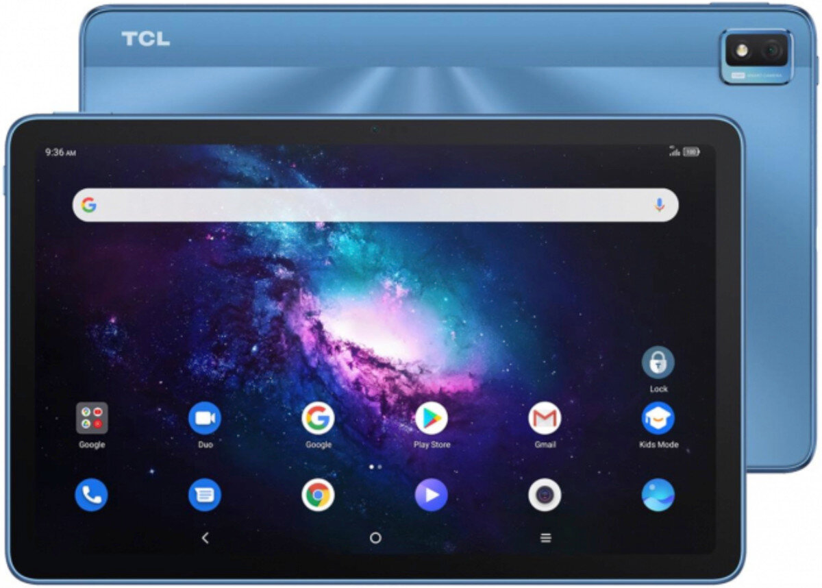 Tablet TCL 10 Tab Max przedni i tylni aparat