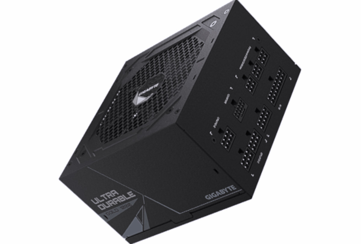 ATX GIGABYTE UD1000GM PG5 1000W zestaw zawiera instrukcje i gwarancje