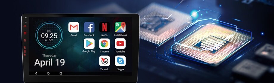 Radio samochodowe VORDON Dedykowane - szybkość