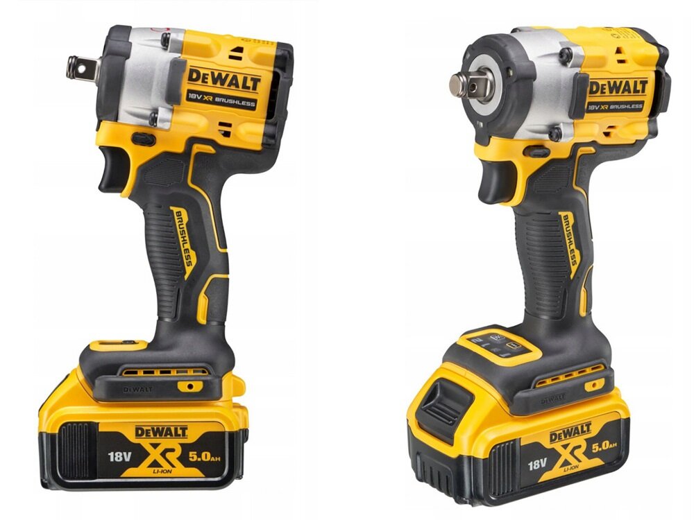 Klucz udarowy DEWALT DCF921P2T-QW niewielka ergonomiczna konstrukcja do użytkowania w warunkach domowych w profesjonalnych warsztatach niewielka masa 1,1 kg łatwe przenoszenie