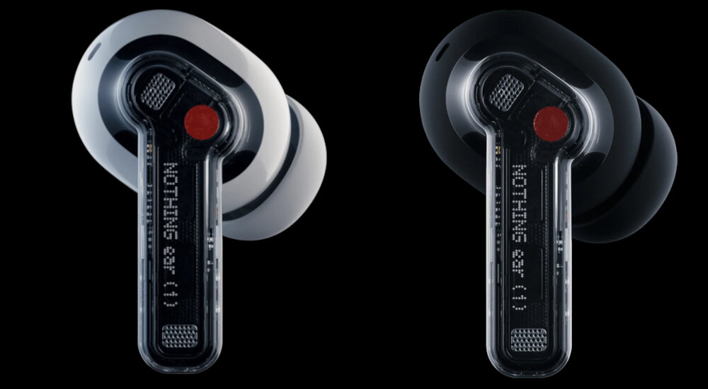 Słuchawki dokanałowe NOTHING Ear 1 Biały dźwięk moc łączność szumy redukcja szumów hałas głośność zakres częstotliwość waga zasilanie ładowanie złącze port wtyczka działanie etui smartfon sterowanie wygoda muzyka