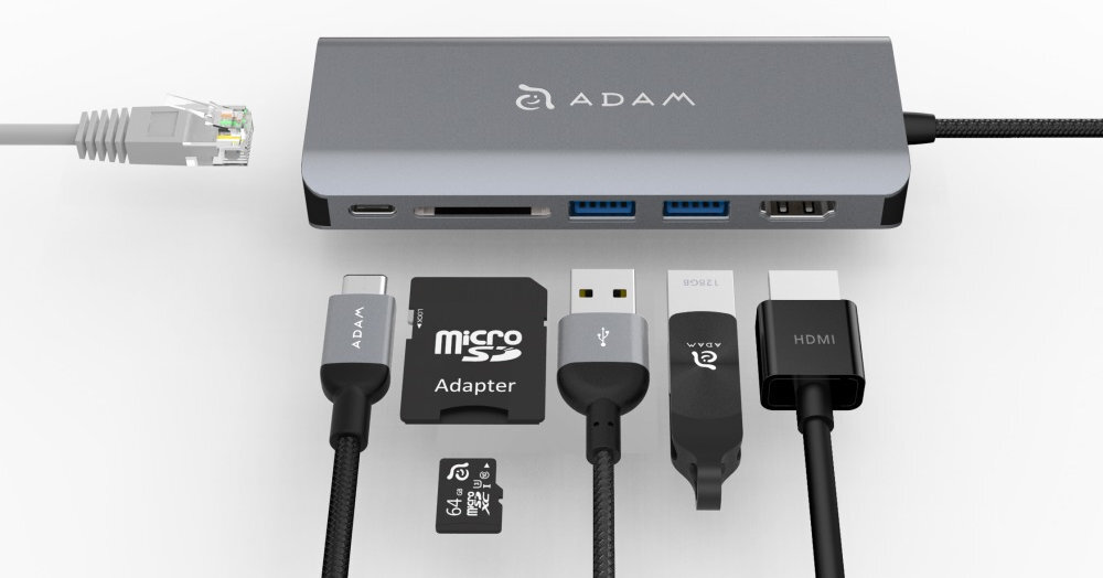 Stacja dokująca  ADAM ELEMENTS CASA Hub A01 polaczenie trzynastu portow w jednym