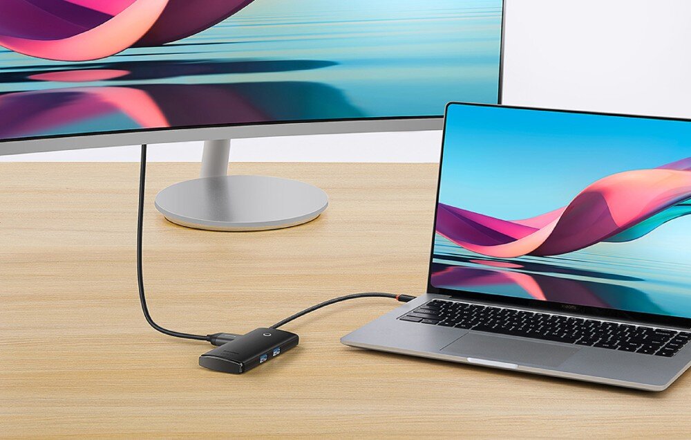 Stacja dokująca BASEUS Lite Series BS-OH020 USB Typu C, Pasywna obraz rozdzielczość przycisk