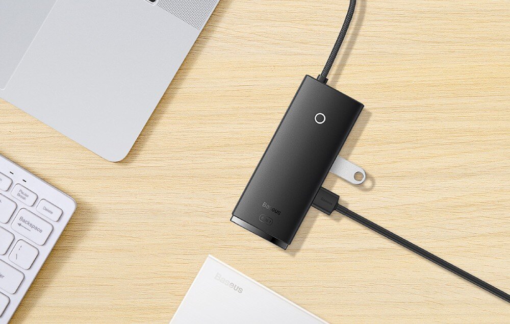 Stacja dokująca BASEUS Lite Series BS-OH020 USB Typu C, Pasywna funkcje OTG podłączenie smartfon