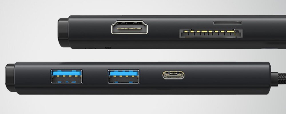 Stacja dokująca BASEUS Lite Series BS-OH020 USB Typu C, Pasywna kompatybilność systemy urządzenia plug & play