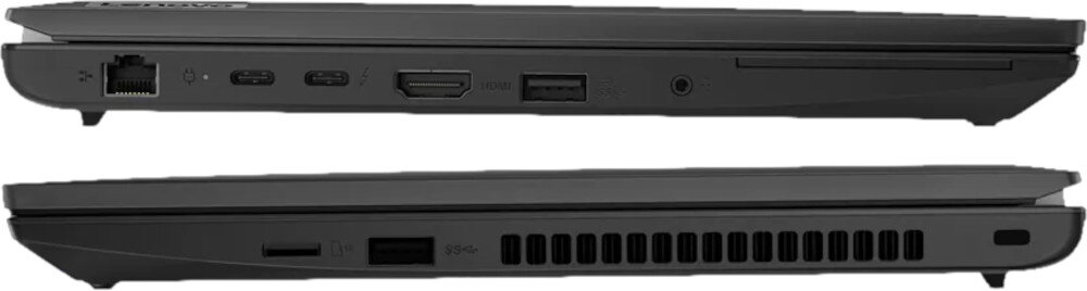 Laptop LENOVO ThinkPad L14 Gen 3 wygląd porty złącza waga