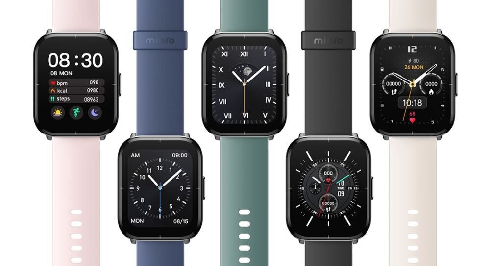 Smartwatch MIBRO Color ekran bateria czujniki zdrowie sport pasek ładowanie pojemność rozdzielczość łączność sterowanie krew puls rozmowy smartfon aplikacja