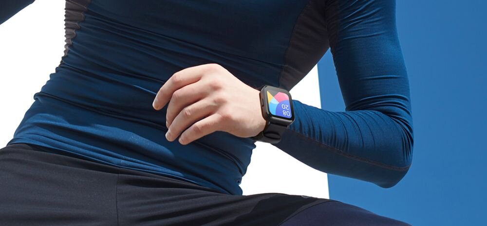 Smartwatch MIBRO Color ekran bateria czujniki zdrowie sport pasek ładowanie pojemność rozdzielczość łączność sterowanie krew puls rozmowy smartfon aplikacja