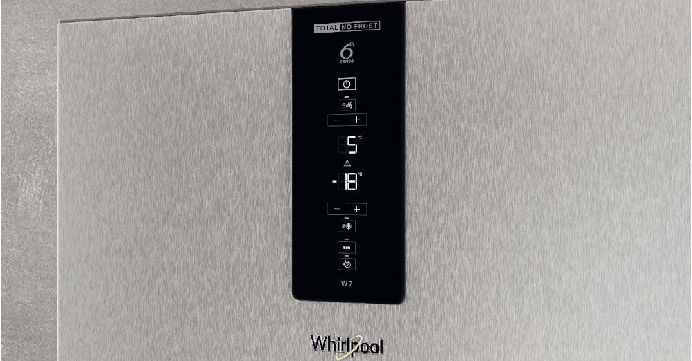 LODÓWKA WHIRLPOOL W7X 81I W wyświetlacz wewnątrz