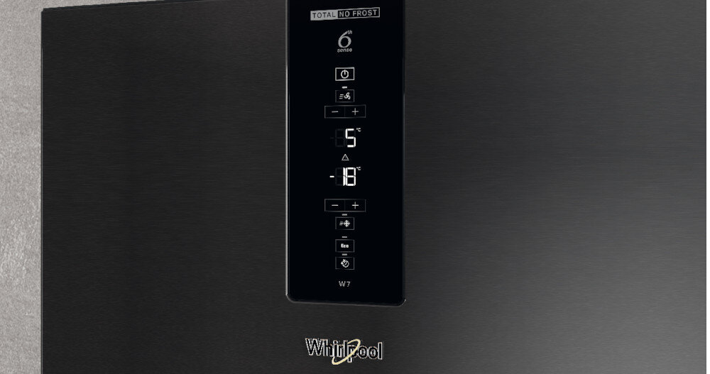 LODÓWKA WHIRLPOOL W7X 81I W wyświetlacz wewnątrz