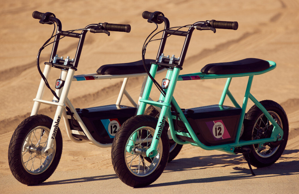 RAZOR Rambler 12 Biało-czarny Motorek elektryczny - niskie ceny i ...