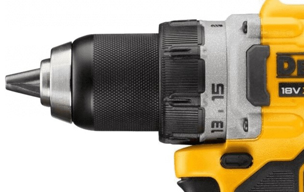 Wiertarko-wkrętarka DEWALT DCD800P2T-QW szybkomocujący uchwyt wiertarski 13 mm