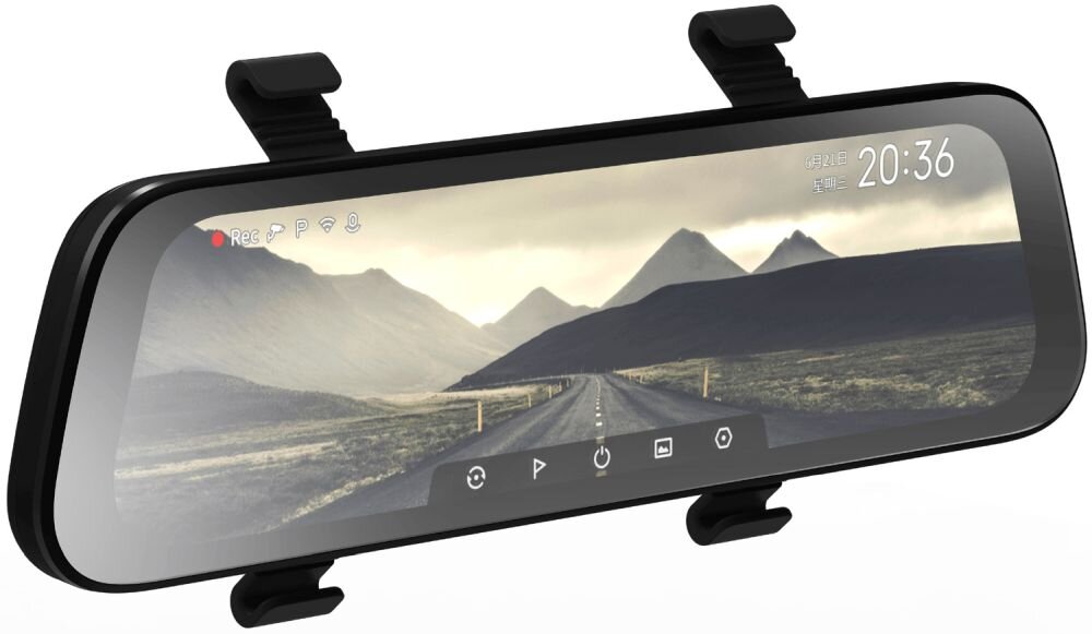 Wideorejestrator 70MAI Lusterko wsteczne   obiektyw rozdzielczość nagrywanie kąt zapis sensor czujnik montaż wymiary ładowanie zasilanie auto samochód rejestrowanie karta pamięć pojemność ładowarka obraz zdjęcia filmy aplikacja sterowanie 