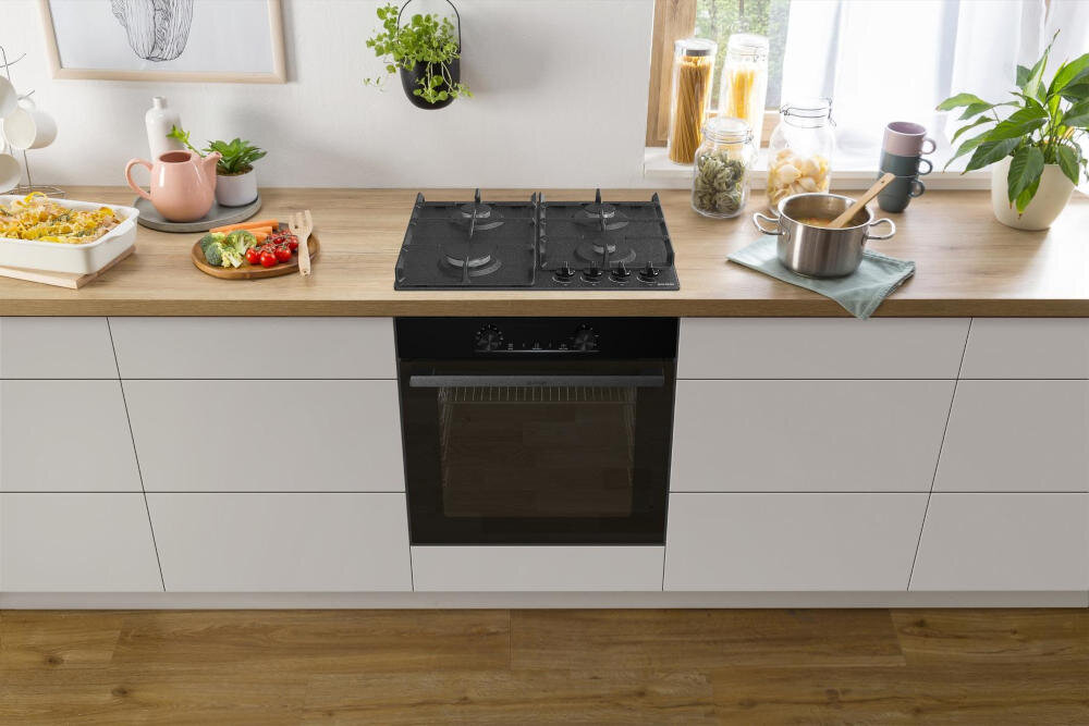 GORENJE płyta powierzchnia gotowanie palniki garnki patelnie