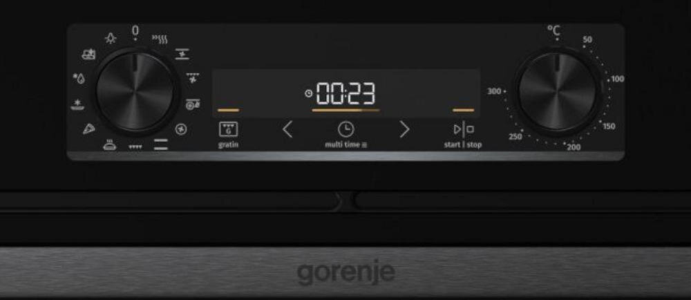 GORENJE piekarnik panel sterowanie funkcja czas pieczenie temperatura