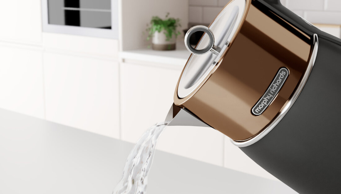 Czajnik MORPHY RICHARDS Signature Copper 100742 pojemnosc 1,5l 2,2kW