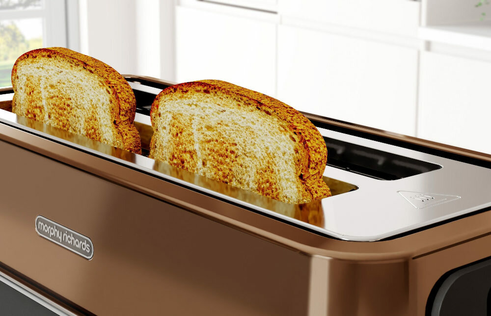 Toster MORPHY RICHARDS Signature Copper 245742 Funkcja podnoszenia tostow High Lift