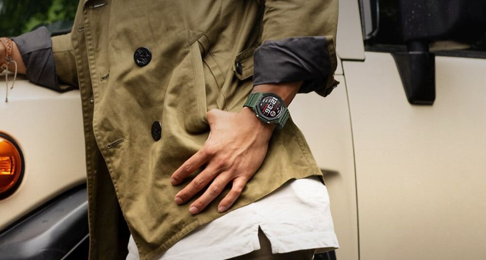 Smartwatch ZEBLAZE Ares 2 ekran bateria czujniki zdrowie sport pasek ładowanie pojemność rozdzielczość łączność sterowanie krew puls rozmowy smartfon aplikacja