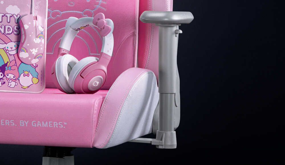 Słuchawki RAZER Kraken BT Hello Kitty podświetlenie rgb czas dzialania czas pracy