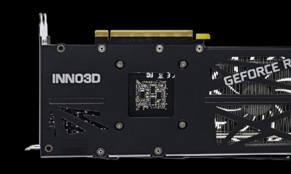 GeForce RTX 3060 Ti Twin X2 OC LHR 8GB tyl
