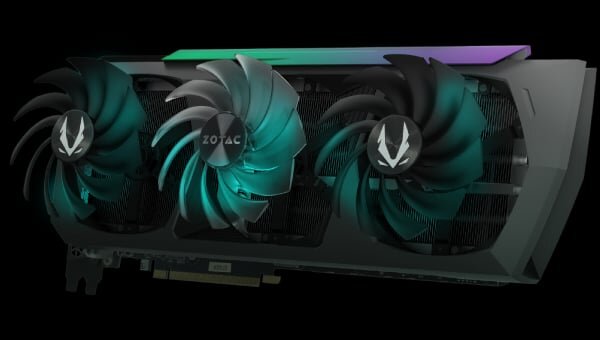 Karta graficzna ZOTAC Gaming GeForce RTX 3090 Ti AMP Extreme Holo 24GB - Maksymalny przepływ powietrza