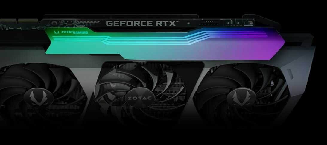 Karta graficzna ZOTAC Gaming GeForce RTX 3090 Ti AMP Extreme Holo 24GB - Dynamiczne RGB
