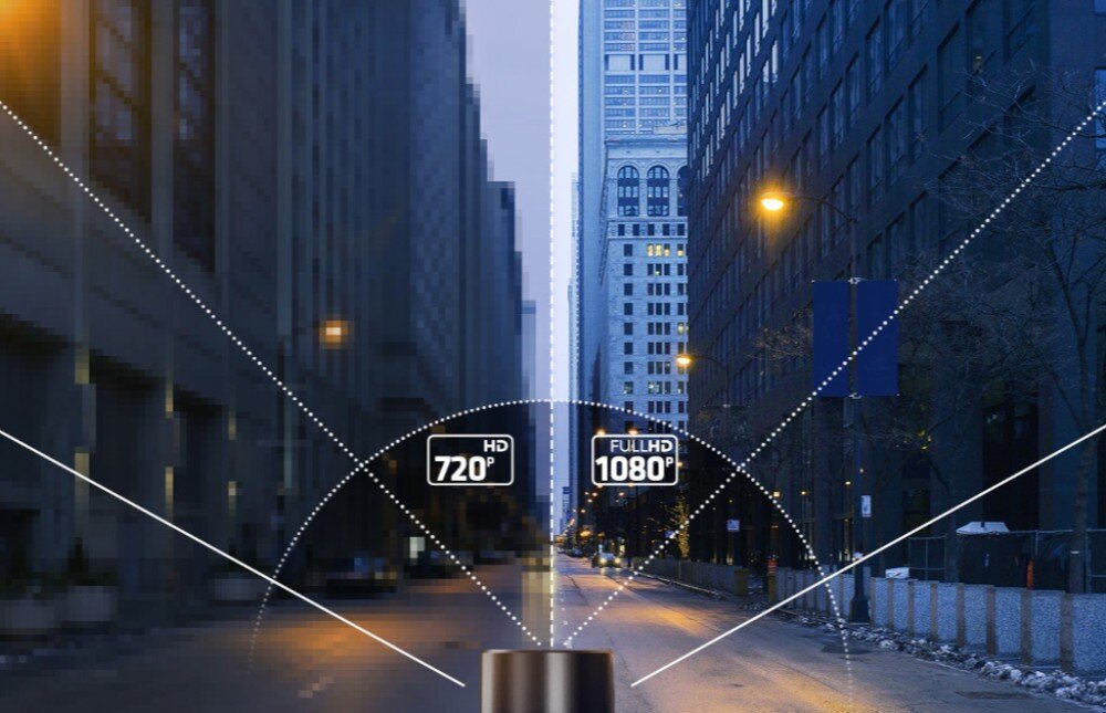 Wideorejestrator MIO MiVue C580 obraz jakość rozdzielczość