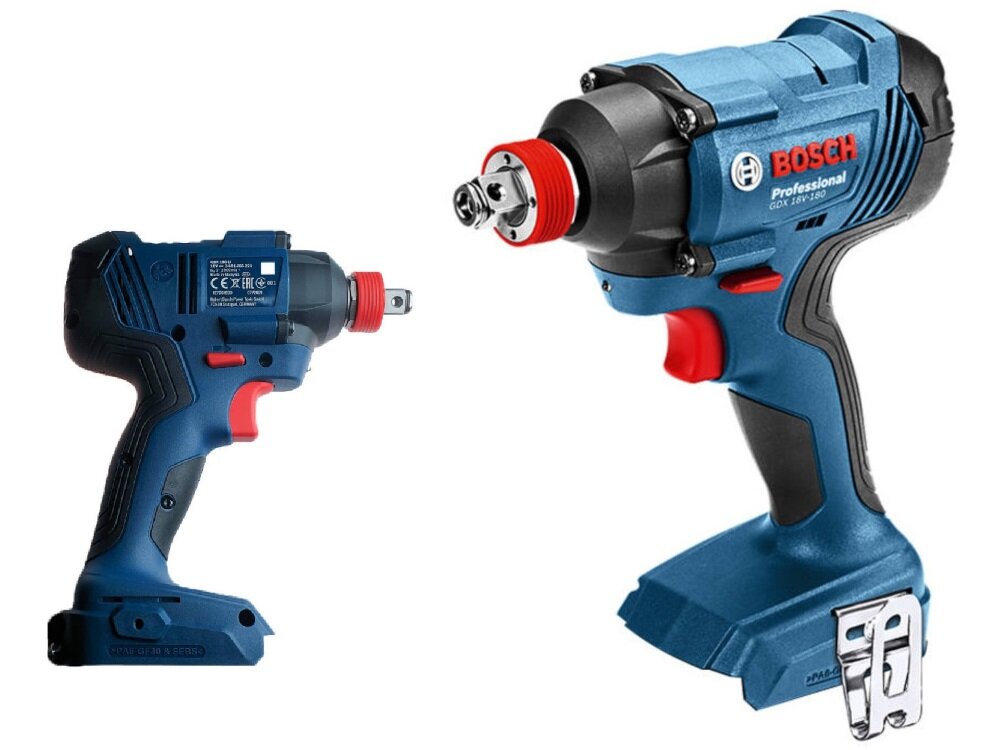 Klucz udarowy BOSCH GDX 180-LI Professional świetne parametry techniczne solidne niezawodne do wkręcania i wykręcania śrub poręczna lekka konstrukcja