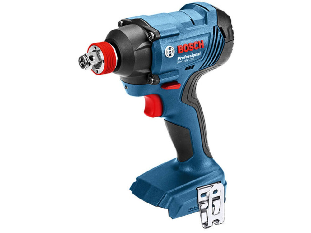 Klucz udarowy BOSCH GDX 180-LI Professional regulacja prędkości obrotowej na spuście system Electronic Motor Protection zwiększona żywotność silnika