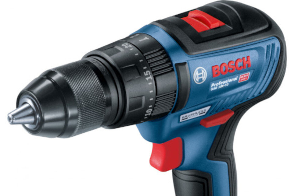 Wiertarko-wkrętarka Bosch GSB 18V-50 dwa biegi zasilanie