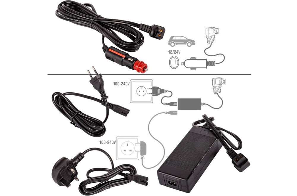 Lodowka YETICOOL BX40 Niebieski dlugi czas chlodzenia zasilanie