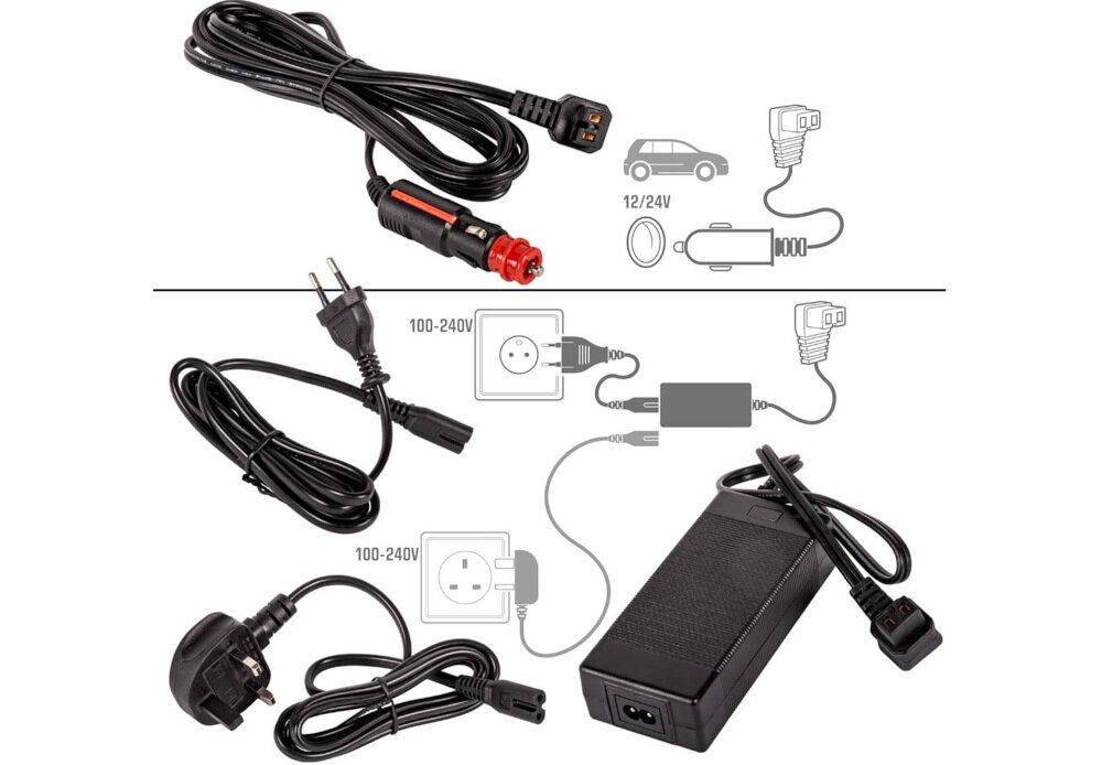 Lodowka YETICOOL PX42 Szary mozliwosci wbudowany nadajnik Bluetooth gniazdo USB