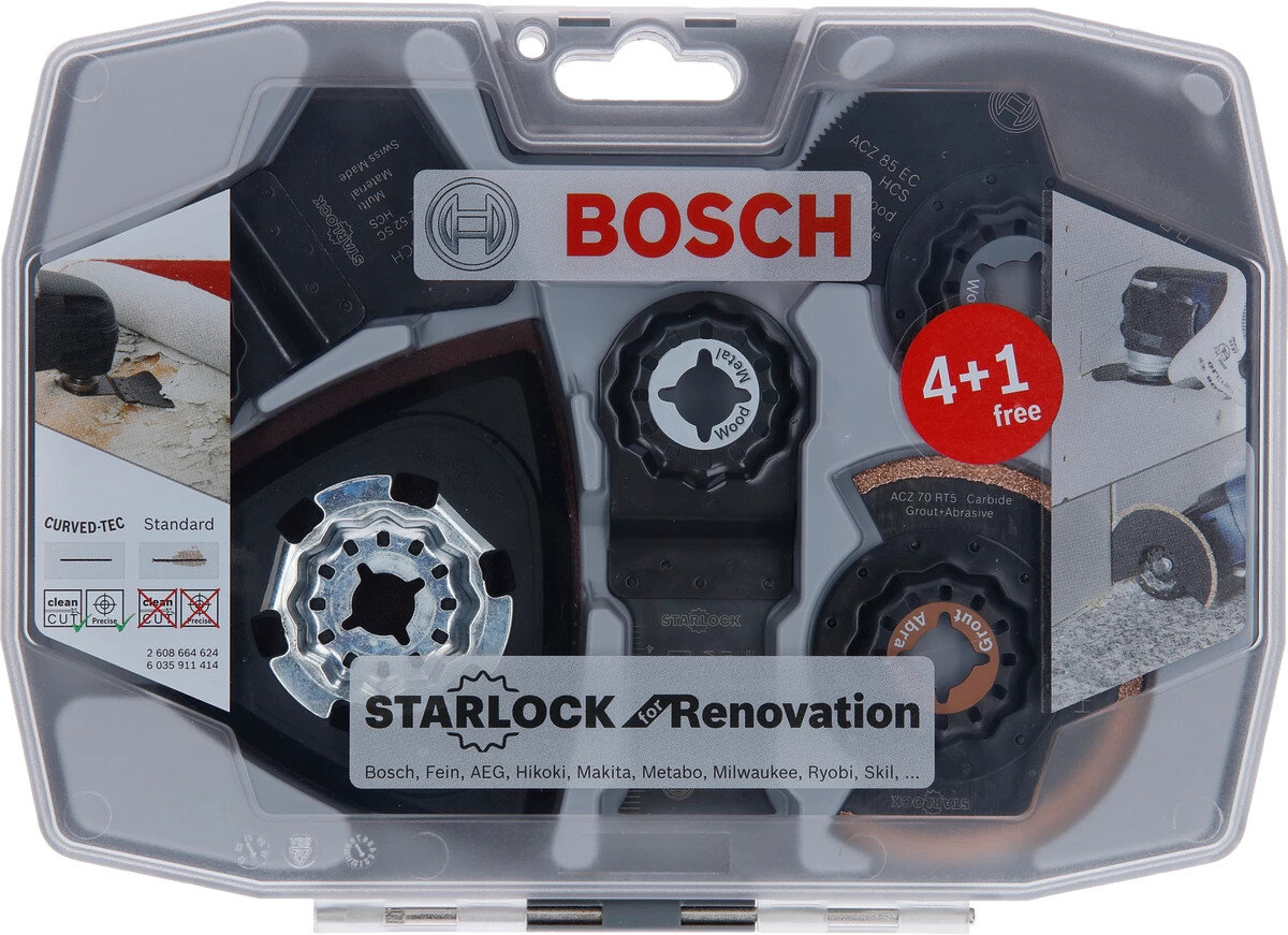 Zestaw narzędzi BOSCH 2608664624 wytrzymałość materiał stal