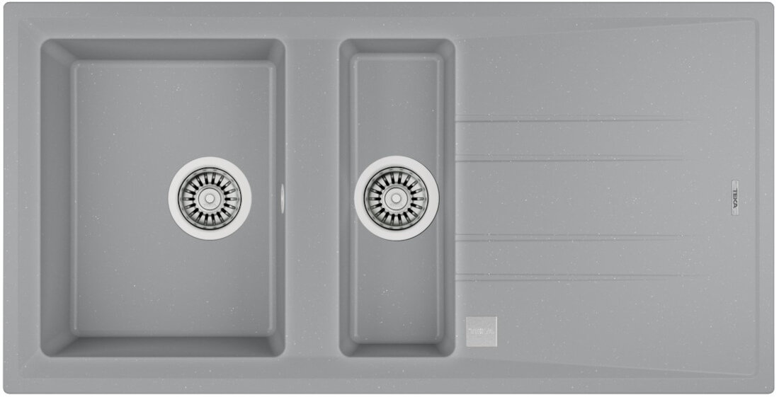 Zlewozmywak TEKA Stone 60 B-TG Aluminium komora pomocnicza