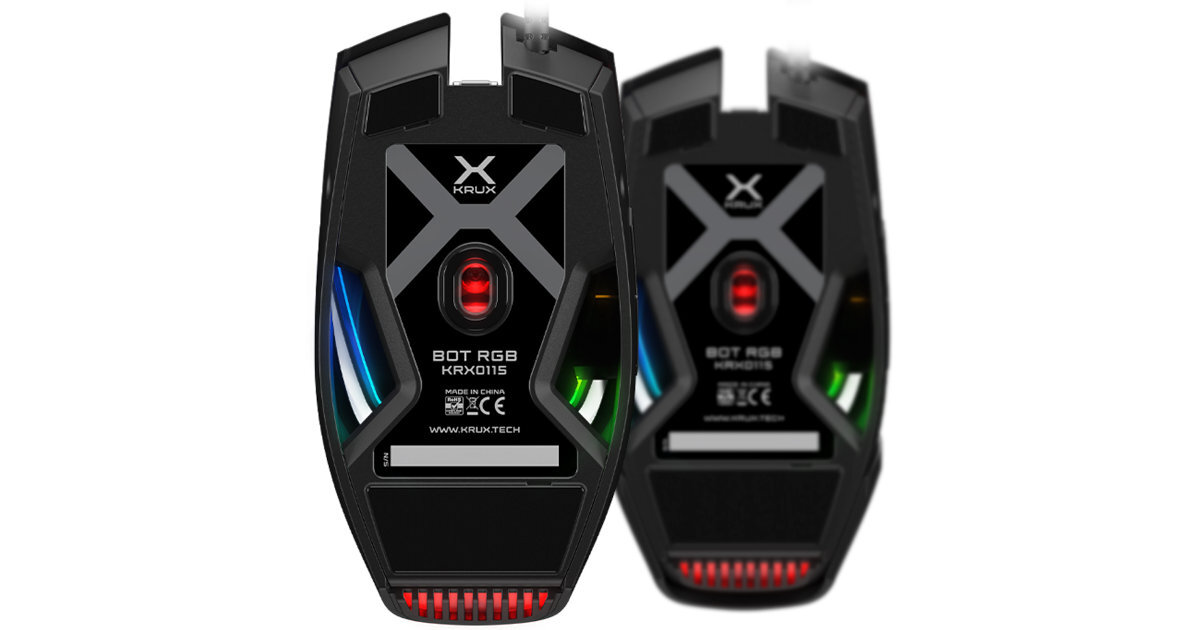 Mysz KRUX Bot KRX0115 RGB precyzyjny sensor
